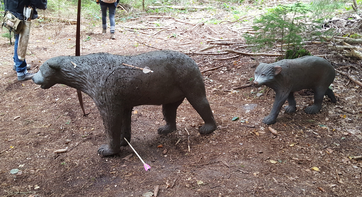 Colemen Traditionell intuitiv Bogenschießen, 3D Bogenparcours Abenberg