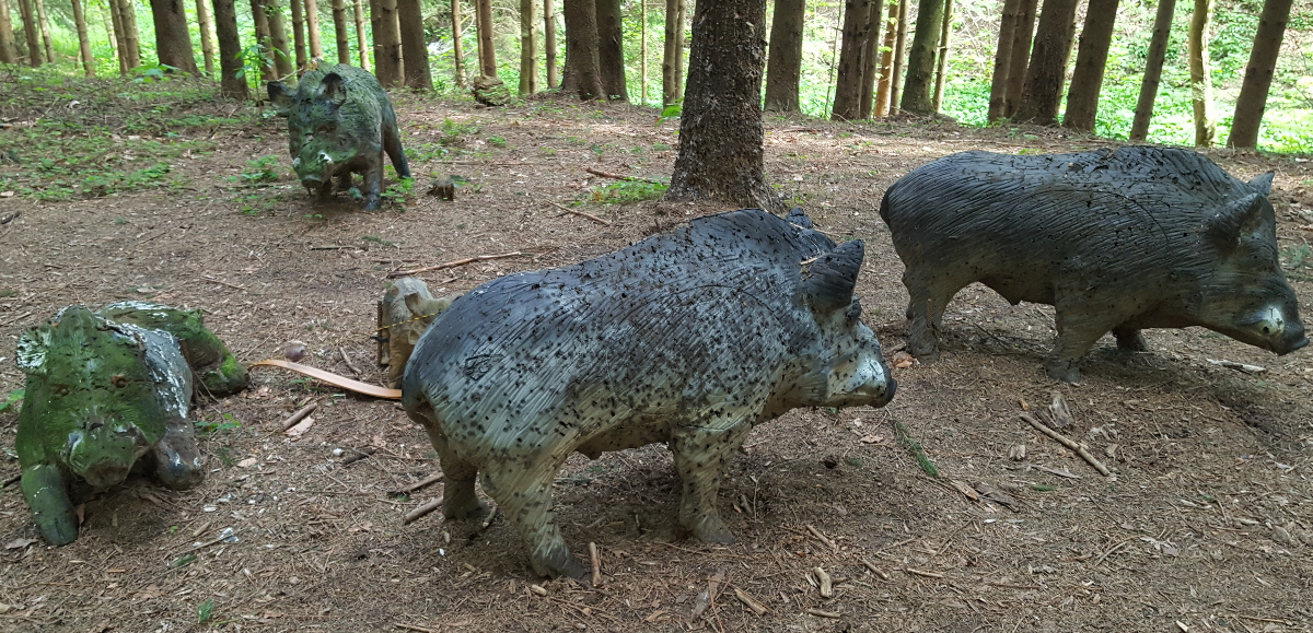 Colemen Traditionell intuitiv Bogenschießen, 3D Bogenparcours Donzdorf