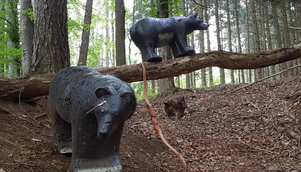 Colemen Traditionell intuitiv Bogenschießen, 3D Bogenparcours Donzdorf