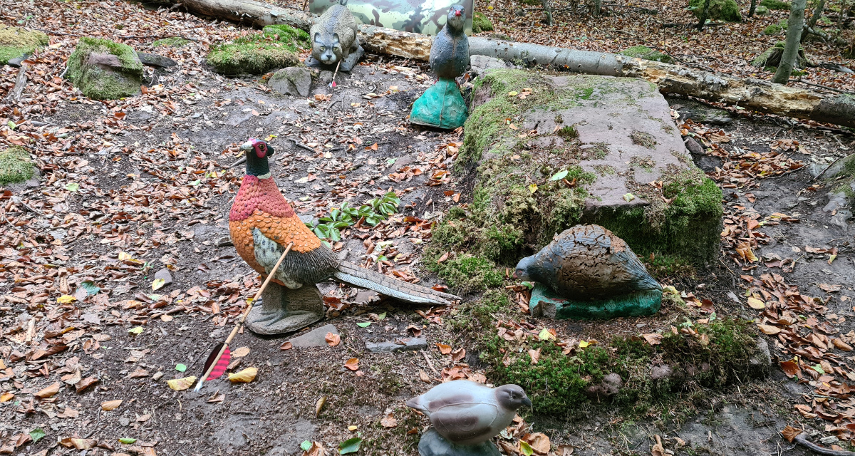 Colemen Traditionell intuitiv Bogenschießen, 3D Bogenparcours Kummersklinge