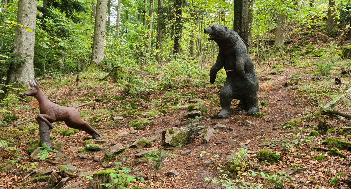 Colemen Traditionell intuitiv Bogenschießen, 3D Bogenparcours Kummersklinge