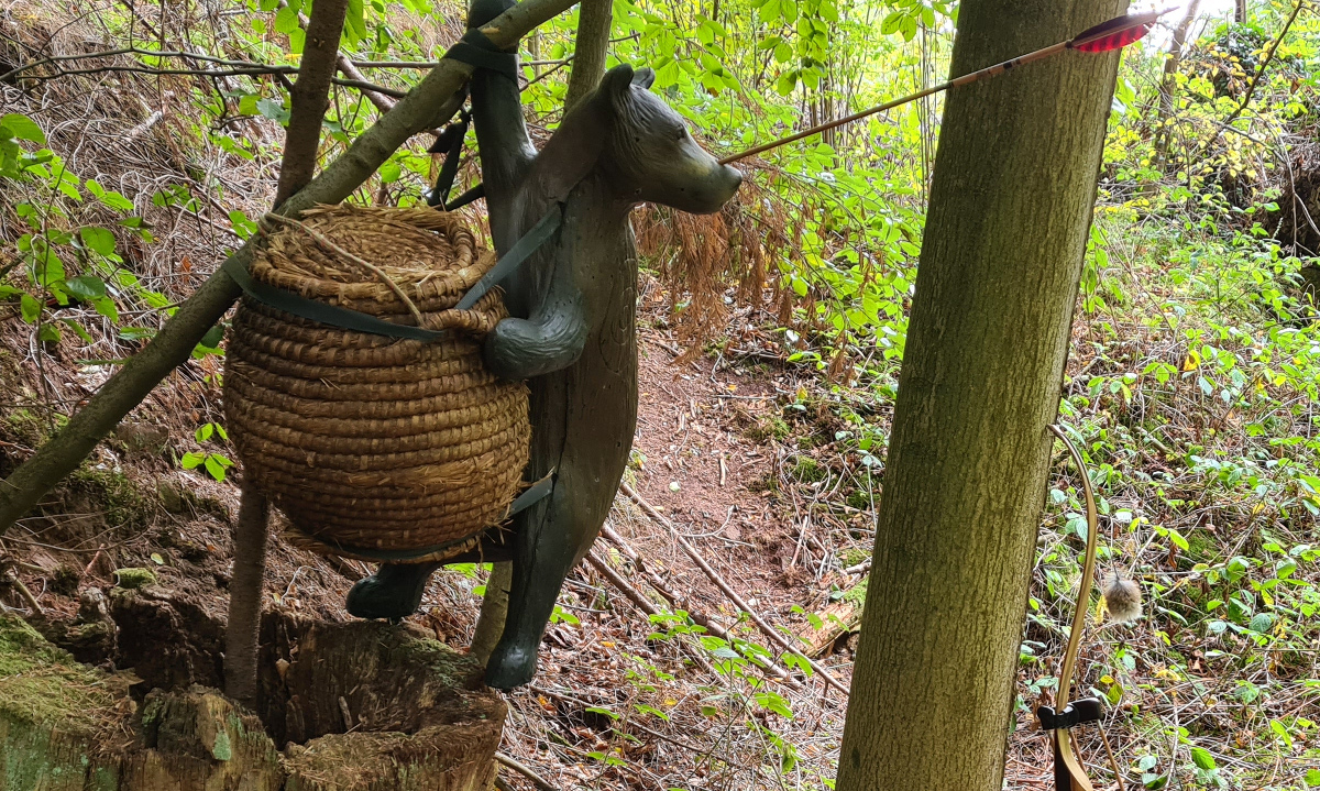 Colemen Traditionell intuitiv Bogenschießen, 3D Bogenparcours Kummersklinge
