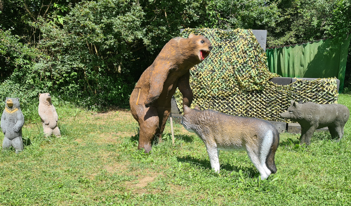 Colemen Traditionell intuitiv Bogenschießen, 3D Bogenparcours, Bogenparcours Ox Bow