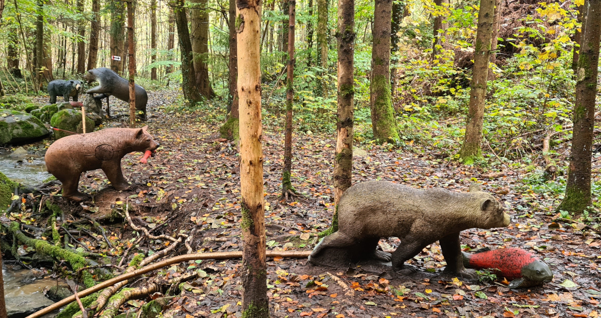 Colemen Traditionell intuitiv Bogenschießen, 3D Bogenparcours Schloß Guteneck