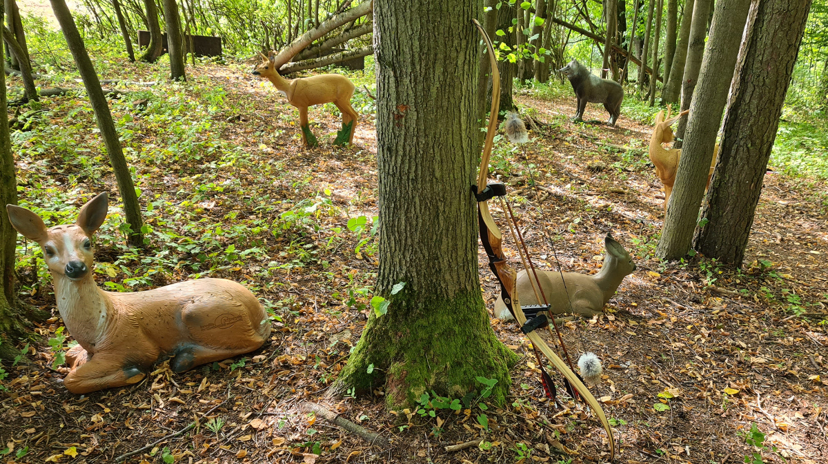 Colemen Traditionell intuitiv Bogenschießen, 3D Bogenparcours Streutal Archers