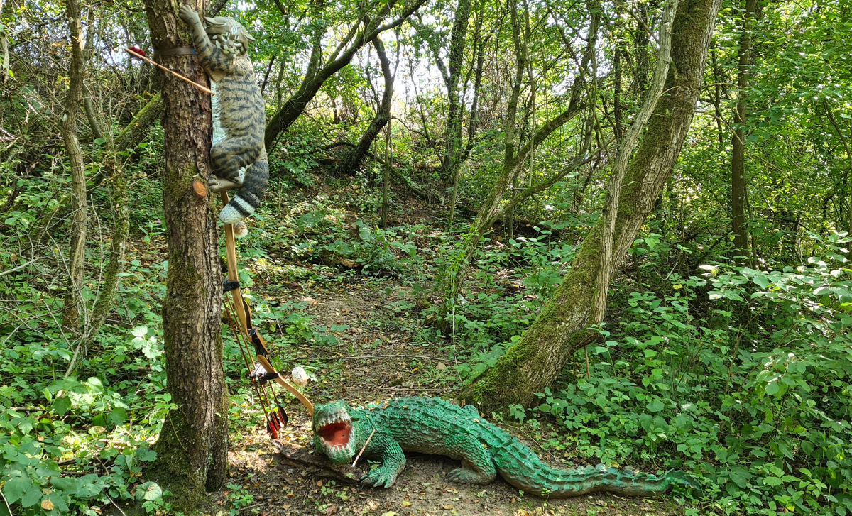 Colemen Traditionell intuitiv Bogenschießen, 3D Bogenparcours Streutal Archers
