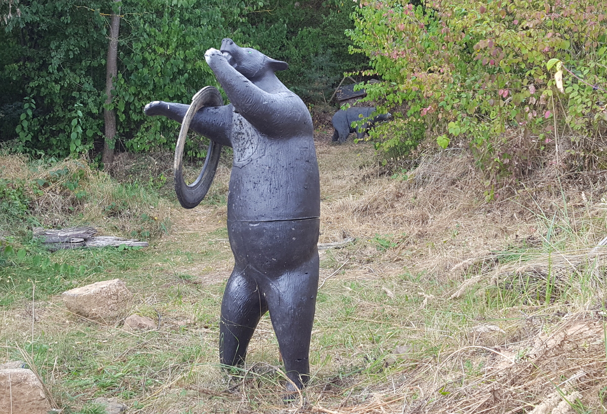 Colemen Traditionell intuitiv Bogenschießen, 3D Bogenparcours Wolfsschlucht