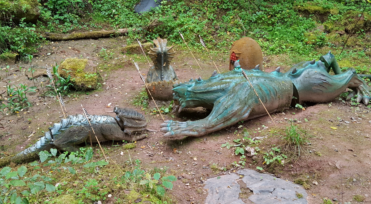 Colemen Traditionell intuitiv Bogenschießen, 3D Bogenparcours Wolfsschlucht