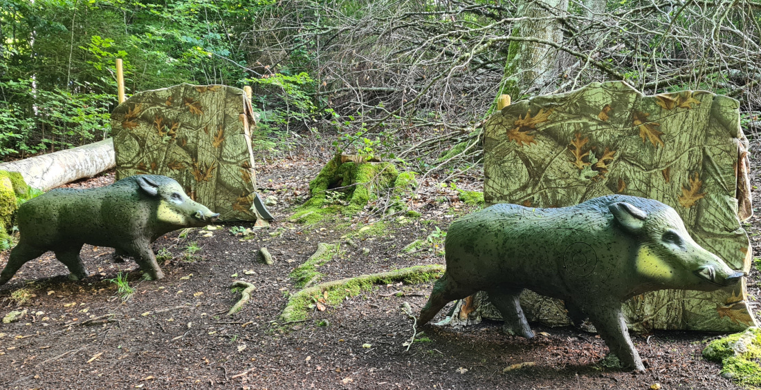 Colemen Traditionell intuitiv Bogenschießen, 3D Bogenparcours Yukon